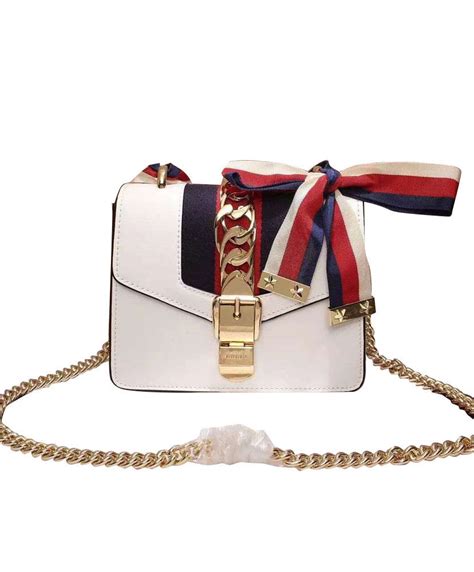 sylvie gucci signature bag replica|gucci sylvie leather shoulder bag.